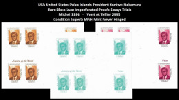 1999 USA UN World Leaders Millennium Summit - United States Palau President Kuniwo Nakamura - Rare Set MNH - Other & Unclassified