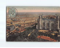 LYON : Le Sanctuaire De Fourvière Et La Ville, Vue Prise De La Tour Métallique - état - Other & Unclassified