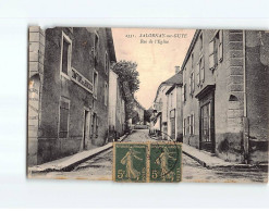 SALORNAY SUR GUYE : Rue De L'Eglise - état - Sonstige & Ohne Zuordnung