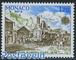 Monaco 1979 Stamp Out Of Set, Mint NH, History - Transport - Europa (cept) - Railways - Unused Stamps
