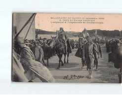 CLUNY : Millénaire De Cluny, Septembre 1910, Défilé Du Cortège, Les Souverains De Constantinople - Très Bon état - Cluny