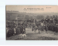 CLUNY : Le Millénaire En 1910, Cortège De L'Entrée De Louis IX - état - Cluny