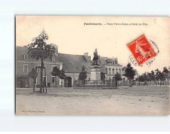 FOULLETOURTE : Place Pierre-Belon Et Hôtel De Ville - état - Andere & Zonder Classificatie