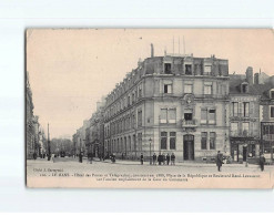 LE MANS : Hôtel Des Postes Et Télégraphes, Place De La République Et Boulevard René-Levasseur - état - Le Mans