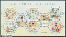 Macao 2001 I Ching Pa Kua 8v M/s, Mint NH, Nature - Cattle - Horses - Ungebraucht