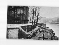 PARIS : Berges De La Seine, Hôtel Lambert Et Quai De Bourbon - Très Bon état - Cafés, Hotels, Restaurants