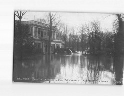 PARIS : Après Les Inondations De 1910, Les Champs-Elysées, Restaurant Ledoyen - Très Bon état - Überschwemmung 1910