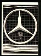 Foto-AK Auto Mercedes Benz, Stern-Emblem Mit Wappen, Makro-Aufnahme  - Turismo