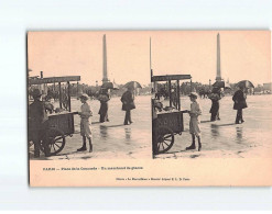 PARIS : Place De La Concorde, Un Marchand De Glaces - Très Bon état - Markten, Pleinen