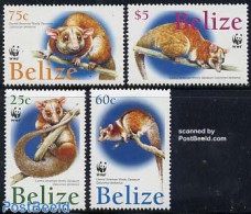 Belize/British Honduras 2004 WWF, Wooly Opossum 4v, Mint NH, Nature - Animals (others & Mixed) - World Wildlife Fund (.. - Honduras Británica (...-1970)