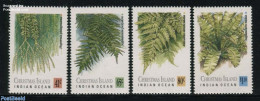 Christmas Islands 1989 Ferns 4v, Mint NH, Nature - Flowers & Plants - Christmaseiland