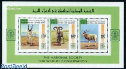 Libya Kingdom 1997 Animal Protection S/s, Mint NH, Nature - Animals (others & Mixed) - Andere & Zonder Classificatie