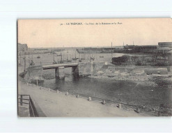LE TREPORT : Le Pont De La Retenue Et Le Port - Très Bon état - Le Treport
