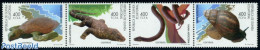 Equatorial Guinea 1998 Fauna 4v [:::], Mint NH, Nature - Reptiles - Shells & Crustaceans - Snakes - Turtles - Maritiem Leven