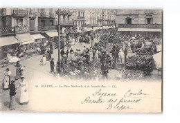 DIEPPE - La Place Nationale Et La Grande Rue - Très Bon état - Dieppe