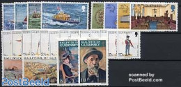 Guernsey 1974 Yearset 1974 (25v), Mint NH, Various - Yearsets (by Country) - Ohne Zuordnung