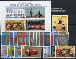 Guernsey 1979 Yearset 1979 (26v+1s/s), Mint NH, Various - Yearsets (by Country) - Unclassified