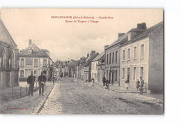 CRIEL SUR MER - Grande Rue - Route Du Tréport à Dieppe - Très Bon état - Criel Sur Mer