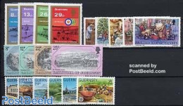 Guernsey 1982 Yearset 1982 (19v), Mint NH, Various - Yearsets (by Country) - Ohne Zuordnung