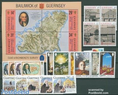 Guernsey 1987 Yearset 1987 (21v+1s/s), Mint NH, Various - Yearsets (by Country) - Unclassified