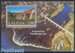 Latvia 2002 Bridges S/s, Mint NH, Art - Bridges And Tunnels - Brücken