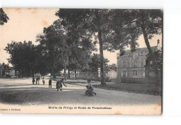 Mairie De PRINGY Et Route De Fontainebleau - état - Sonstige & Ohne Zuordnung