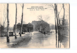 GREZ SUR LOING - Inondations Du 20 Janvier 1910 - Entrée Du Moulin D'Hulay - Très Bon état - Sonstige & Ohne Zuordnung