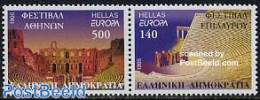 Greece 1998 Europa, Festivals 2v [:], Mint NH, History - Performance Art - Europa (cept) - Theatre - Nuovi