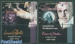Israel 1995 Musicians 2v, Mint NH, Performance Art - Music - Staves - Unused Stamps (with Tabs)