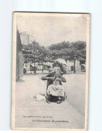 PARIS : Les Petits Métiers, Le Réparateur De Porcelaine, Carte Publicitaire, Petit Pain De Tortosa - état - Artisanry In Paris