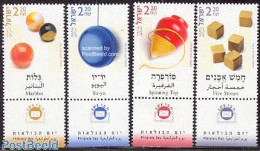 Israel 2002 Toys 4v, Mint NH, Various - Toys & Children's Games - Unused Stamps (with Tabs)