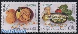 Serbia/Montenegro 2005 Europa, Gastronomy 2v, Mint NH, Health - History - Food & Drink - Europa (cept) - Food