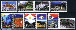 Netherlands Antilles 2007 Definitives, Islands 10v, Mint NH, History - Nature - Sport - Transport - Various - Flags - .. - Tauchen