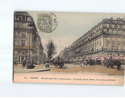 PARIS : Boulevard Des Capucines, Le Café De La Paix Et Le Grand Hôtel - Très Bon état - Cafés, Hoteles, Restaurantes