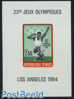 Haiti 1984 Olympic Games S/s Imperforated, Mint NH, Sport - Athletics - Olympic Games - Athletics