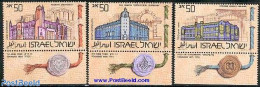 Israel 1986 Jewish Highschools 3v, Mint NH, Science - Education - Neufs (avec Tabs)