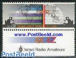 Israel 1987 Radio Amateurs 1v, Mint NH, Performance Art - Radio And Television - Ungebraucht (mit Tabs)