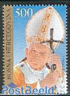 Bosnia Herzegovina 1996 Visit Of Pope John Paul II 1v, Mint NH, Religion - Religion - Sonstige & Ohne Zuordnung
