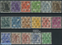 Germany, Federal Republic 1948 Overprints 16v (all Over Posthorns), Mint NH - Autres & Non Classés