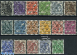 Germany, Federal Republic 1948 Overprints 16v (all Over Posthorns), Mint NH - Altri & Non Classificati