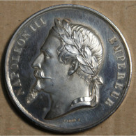 Médaille Argent Napoléon III "1er Prix Peinture Paysage" L. Pétua  1866 (6), Lartdesgents.fr - Monarchia / Nobiltà