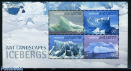 Australian Antarctic Territory 2011 Icebergs 4v M/s, Mint NH, Science - The Arctic & Antarctica - Sonstige & Ohne Zuordnung