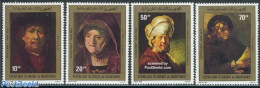 Mauritania 1980 Rembrandt Paintings 4v, Mint NH, Art - Paintings - Rembrandt - Other & Unclassified