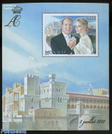 Monaco 2011 Prince Albert Wedding S/s, Mint NH, History - Kings & Queens (Royalty) - Unused Stamps