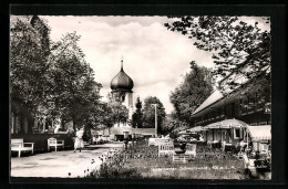 AK Hinterzarten /Schwarzw., Promenadenpartie Beim Adler, Mit Gasthaus Und Kirche  - Hinterzarten