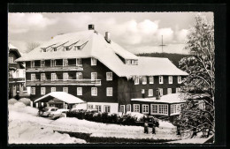 AK Altglashütten /Schwarzw., Kurhaus Hirschen Im Winter  - Sonstige & Ohne Zuordnung