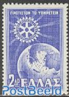 Greece 1956 50 Years Rotary 1v, Mint NH, Various - Globes - Maps - Rotary - Nuovi