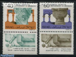Israel 1988 Archaeology 2v, Mint NH, History - Archaeology - Ungebraucht (mit Tabs)