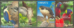 Vanuatu 1999 Birds 4v, Mint NH, Nature - Birds - Birds Of Prey - Parrots - Vanuatu (1980-...)