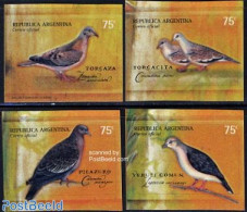 Argentina 2000 Pigeons 4v S-a, Mint NH, Nature - Birds - Neufs